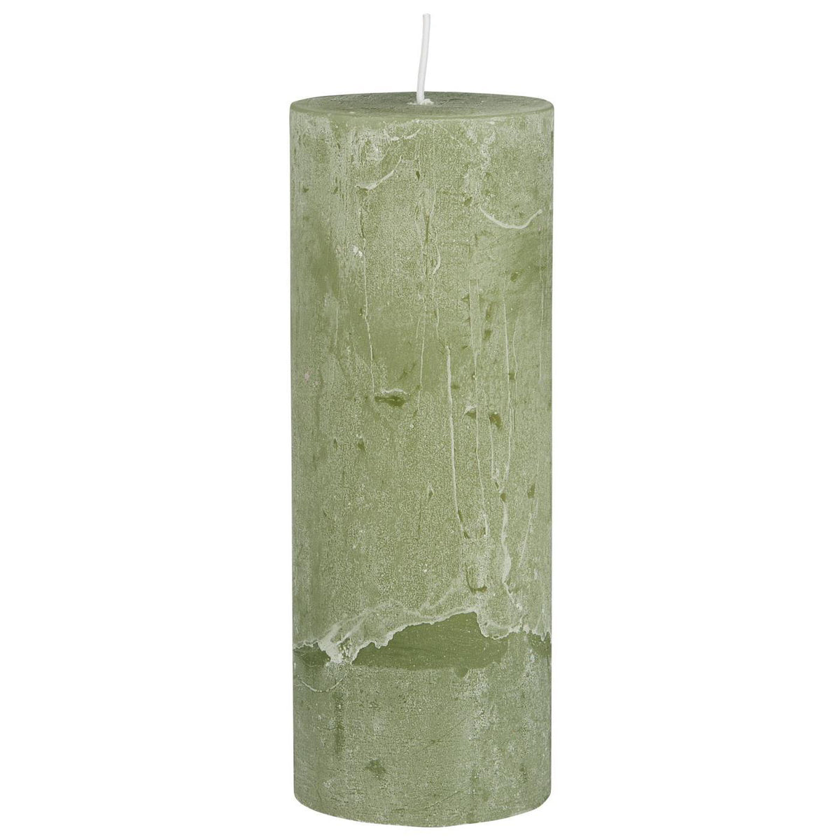 Vela Rústica Green Tea Ø:6.8 cm H:18 cm