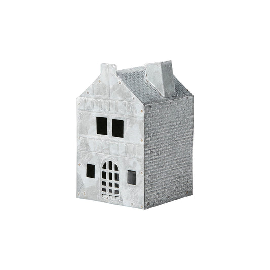 Casa para Velas FENIX Gris/Blanca H: 12.5 cm