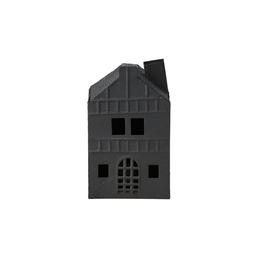 Casa para Velas FENIX Negra H: 12.5 cm