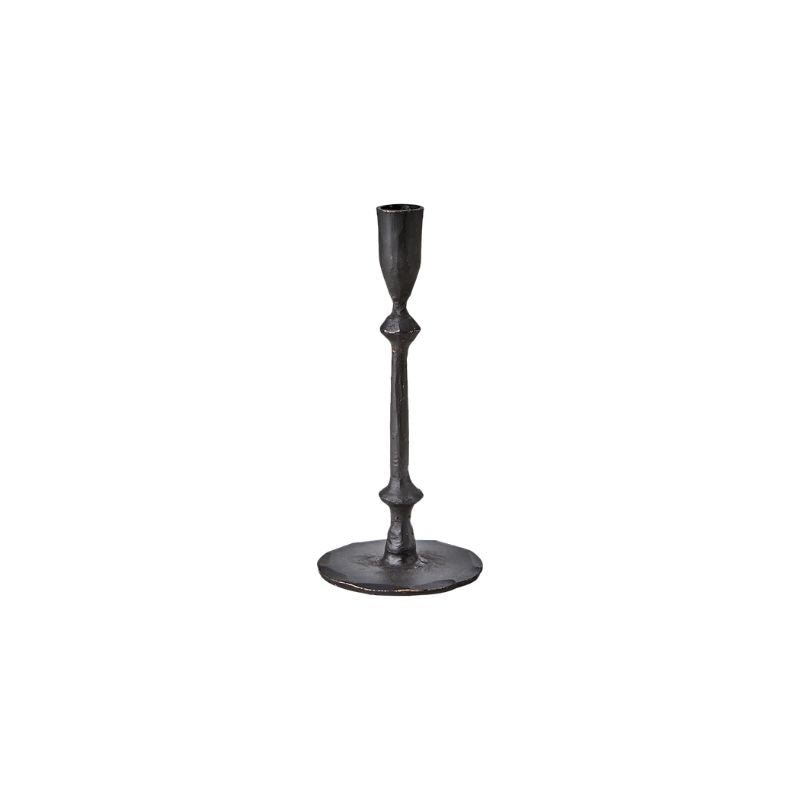 Portavela M, Negro THOR, Ø10xH22 cm