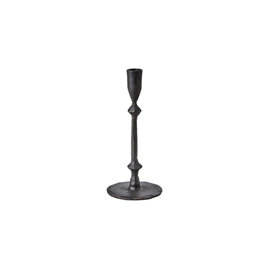 Portavela M, Negro THOR, Ø10xH22 cm
