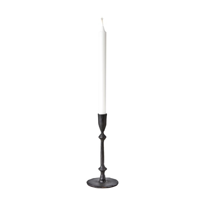 Portavela M, Negro THOR, Ø10xH22 cm