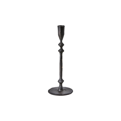 Portavela M, Negro THOR, Ø10xH27 cm