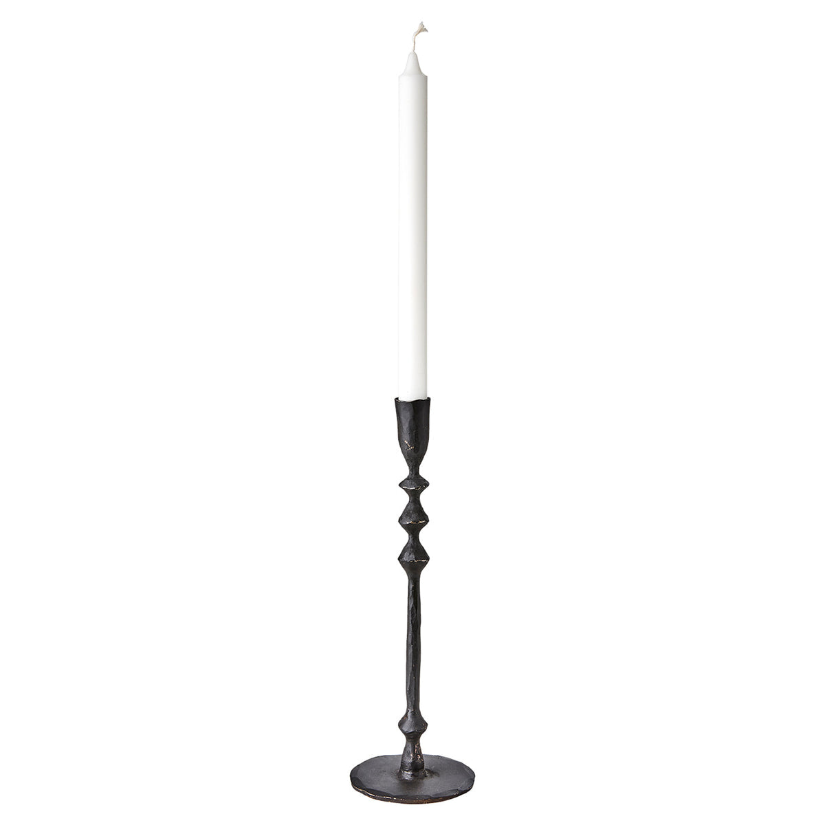 Portavela L, Negro THOR, Ø10xH31 cm