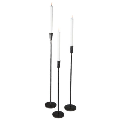 Portavela S, Negro THOR, Ø9xH40 cm