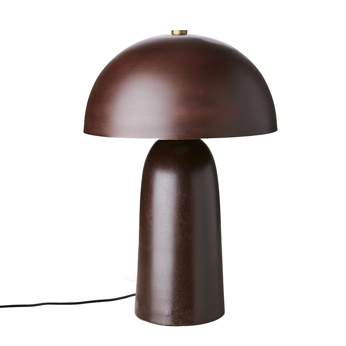 Lámpara de Mesa FUNGI L, Marrón Oxidado