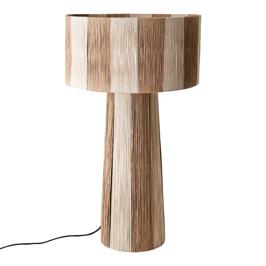 Lámpara de Mesa JULLAN L, Marfil/Natural H: 72 cm