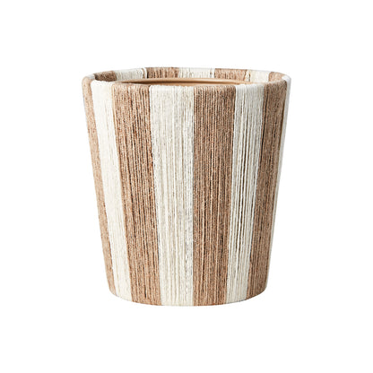 Maceta JULLAN, Marfil/Natural, Ø11/15xH15 cm