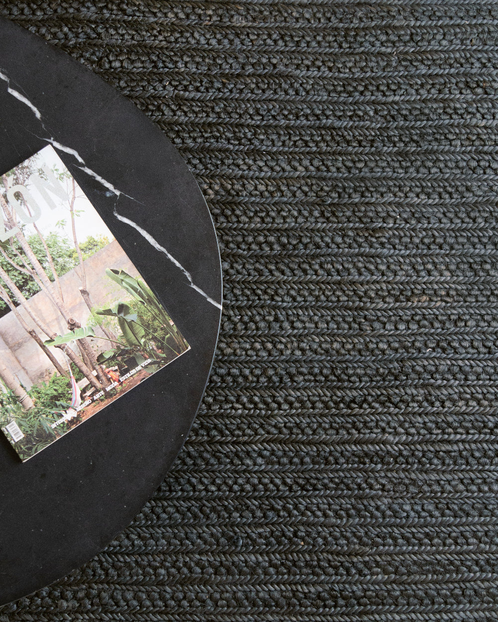 Alfombra Pali Yute Charbon 1,7x2,4 m