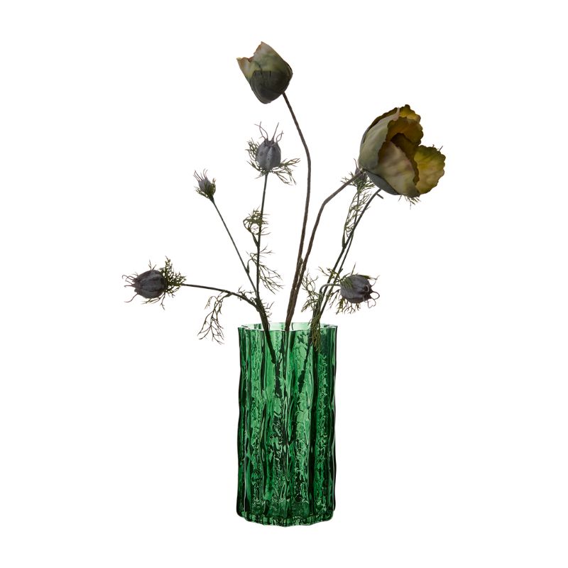 Florero MIMOSA Verde Ø11xH20 cm