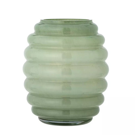 Florero Saihah Verde, Ø19xH24 cm