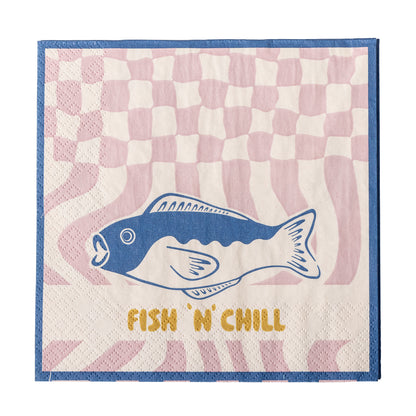 Servilletas Remy Blue. 20 unidades por pack