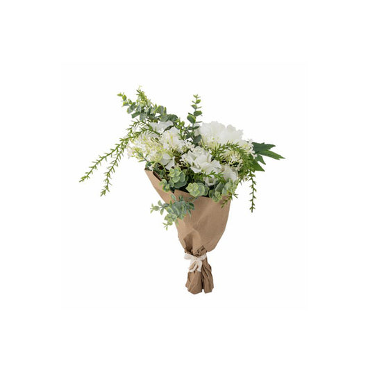 Bouquet Flores Lustre Blancas, Ø23xH43 cm
