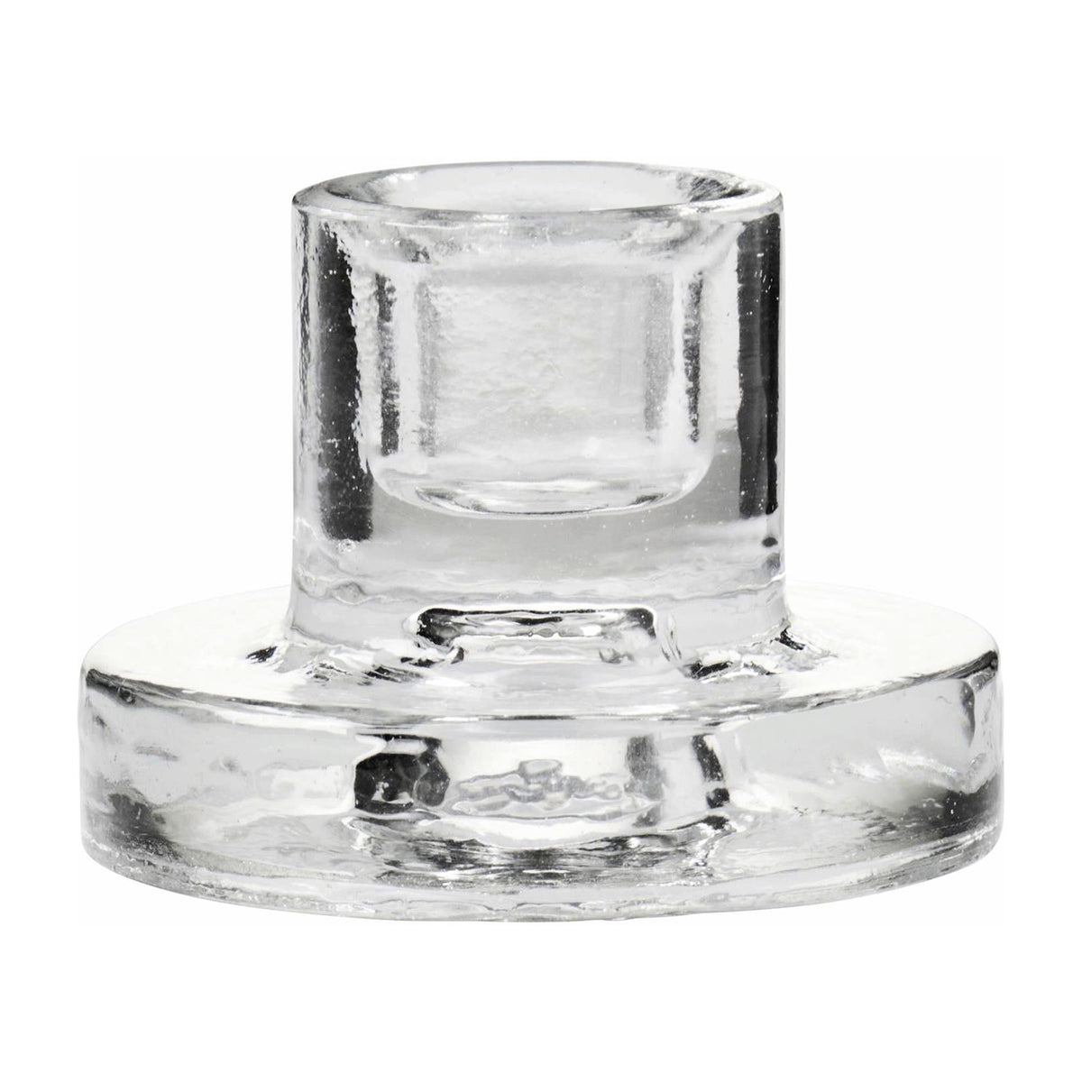 Portavela de Vidrio Taper H: 3,6 Ø: 5 cm
