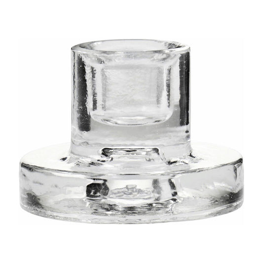 Portavela de Vidrio Taper H: 3,6 Ø: 5 cm