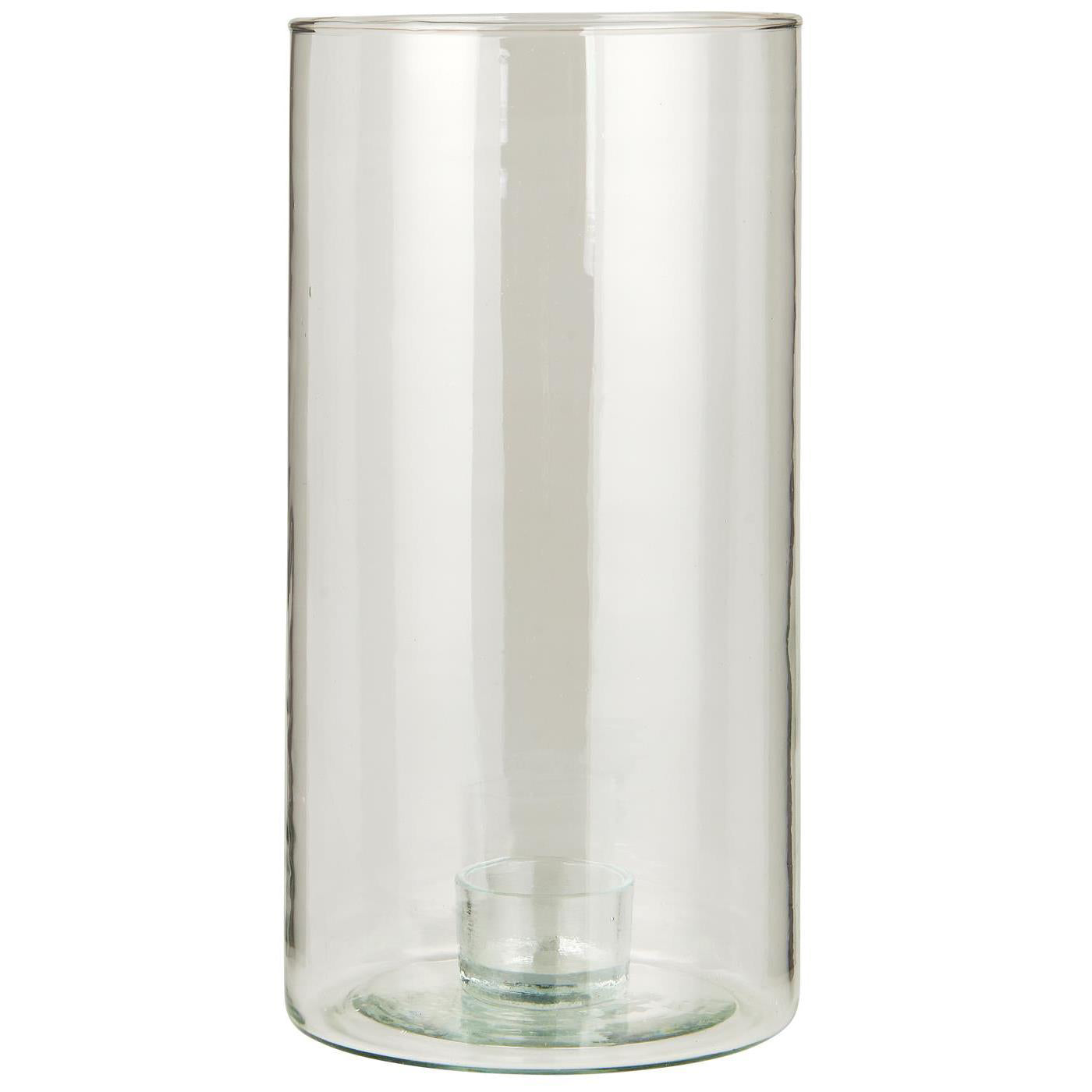 Portavela Vidrio para Vela Ø:3.8 cm H: 25 Ø: 13 cm