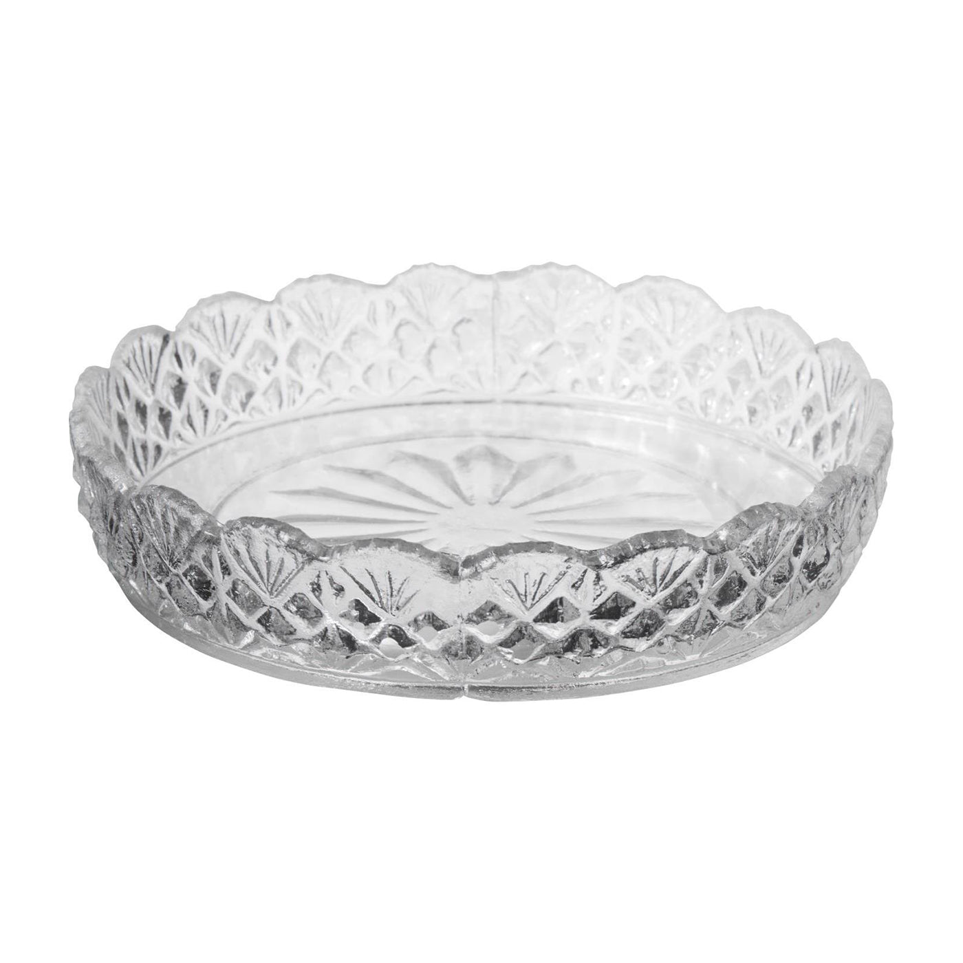 Portavela Vidrio Large H: 2,5 Ø: 12,5 cm