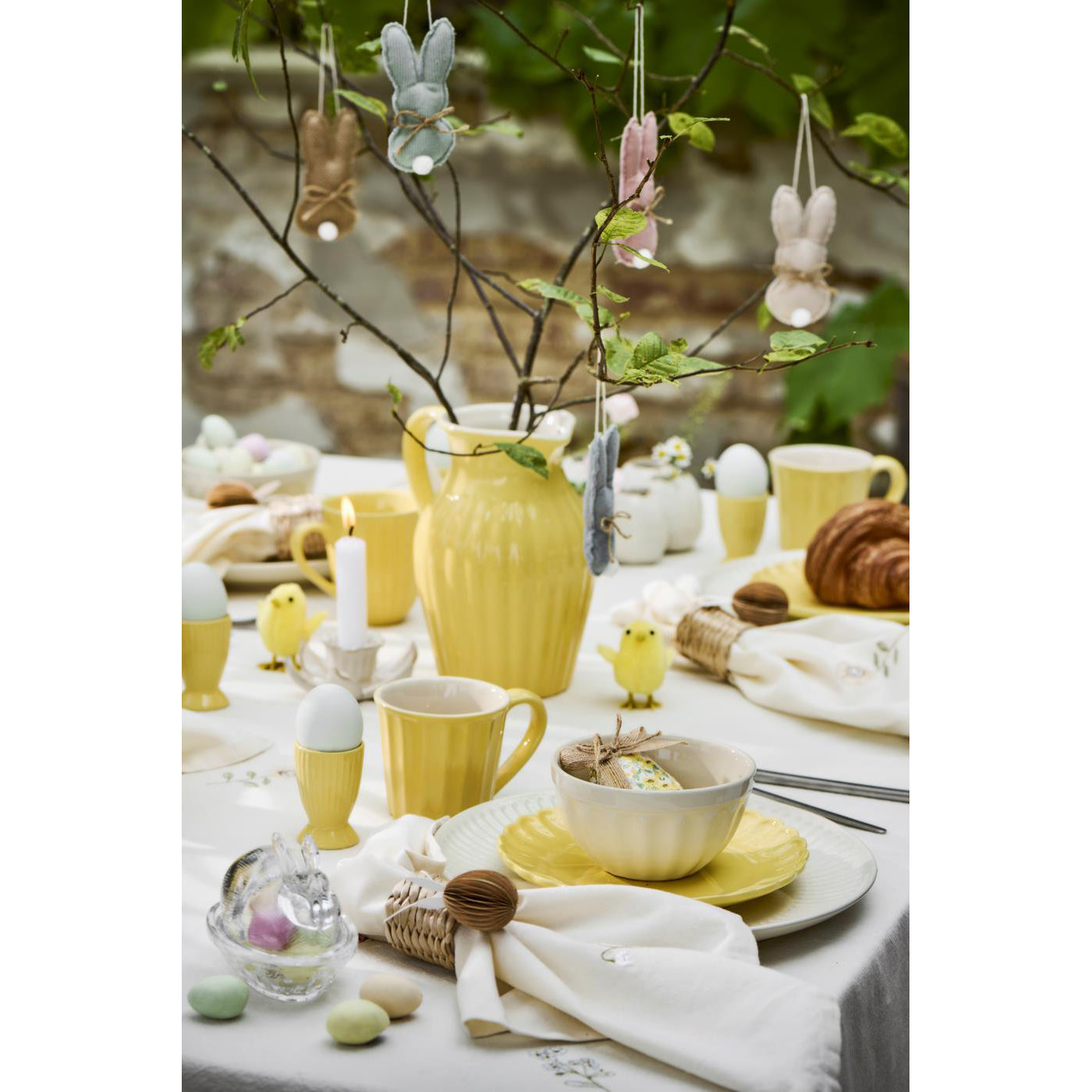 Conejo de Vidrio con Tapa