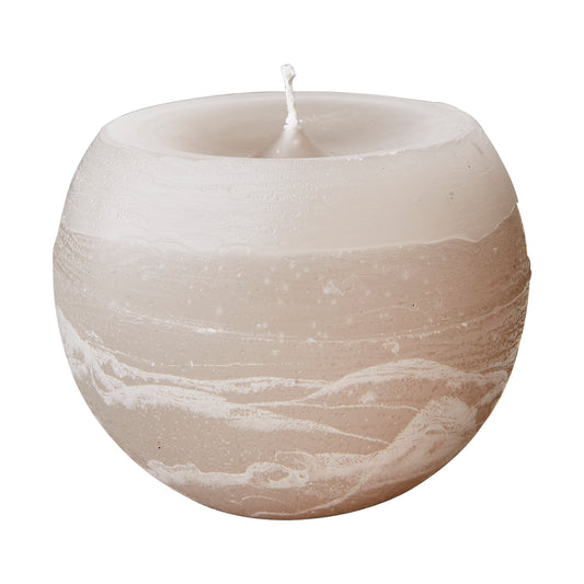Vela COTE NORD Esférica Light Grey, M Ø10xH9 cm