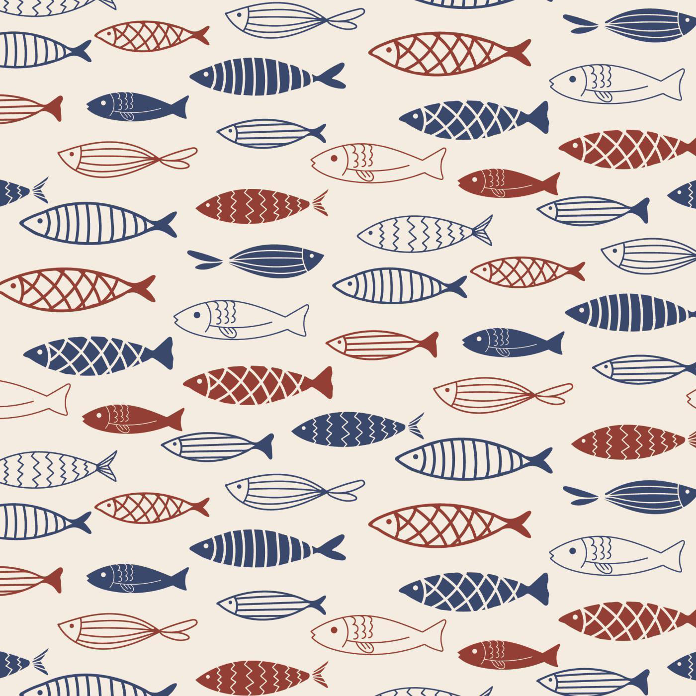 Servilletas Diseño Peces 20 unidades 16,5x16,5 cm
