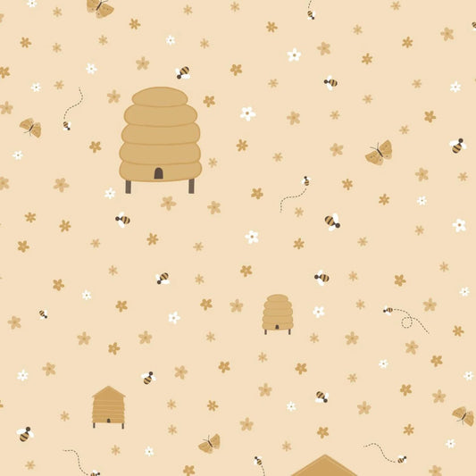 Servilletas Diseño Flores y Abejas 20 unidades de 16,5x16,5 cm