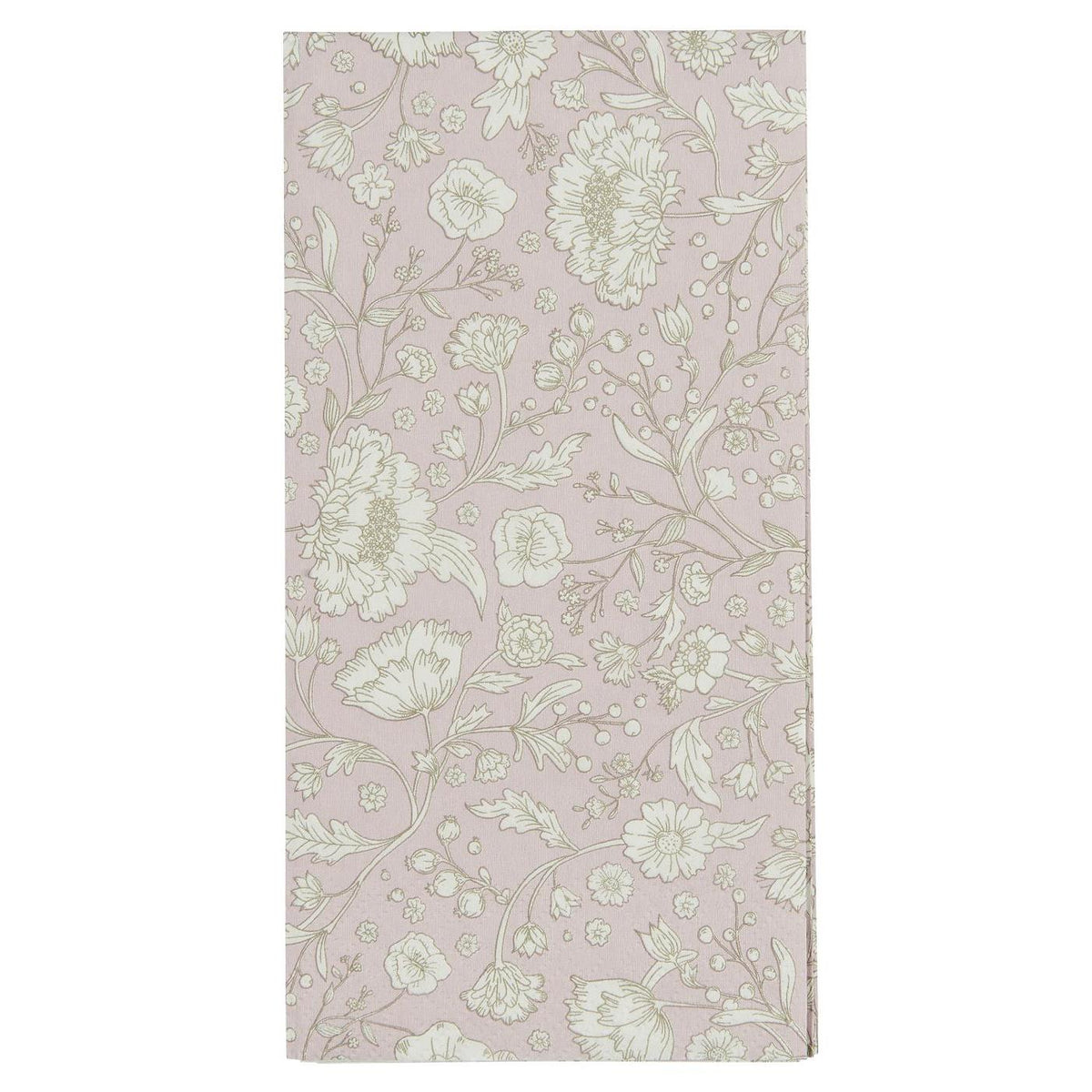Servilletas con Diseño Flor Malva Jardín Secreto 16 unidades de 10x20 cm