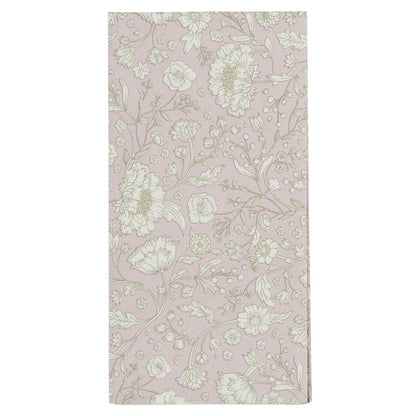 Servilletas con Diseño Flor Malva Jardín Secreto 16 unidades de 10x20 cm