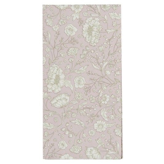 Servilletas con Diseño Flor Malva Jardín Secreto 16 unidades de 10x20 cm