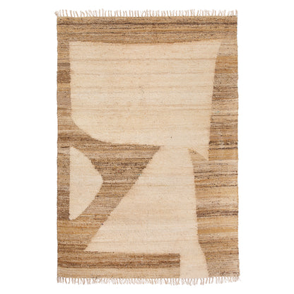 Alfombra Seda Gansu Naturel-Brown 2,0x3,0 m