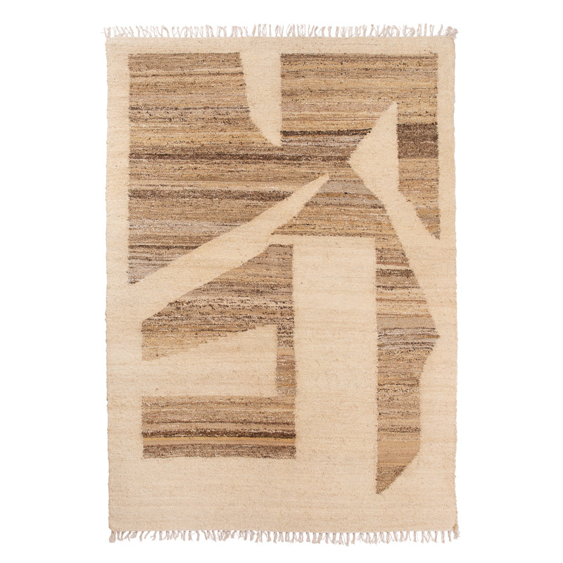 Alfombra Seda Xian Brown-Naturel 1,7x2,4 m