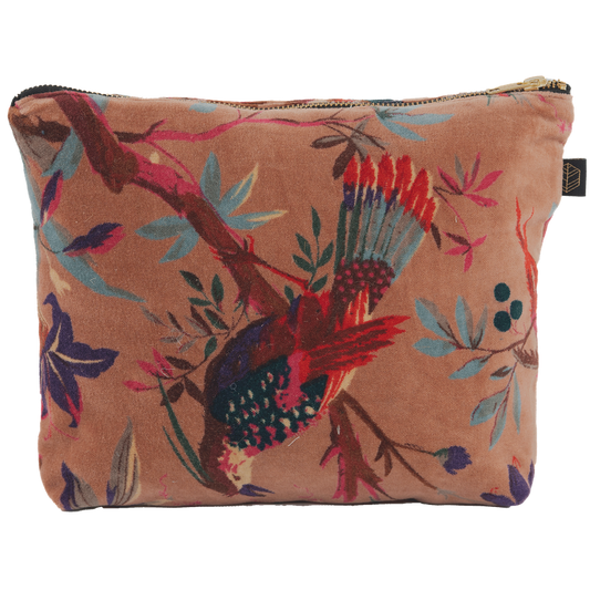 Estuche Velvet Birdy Mocha