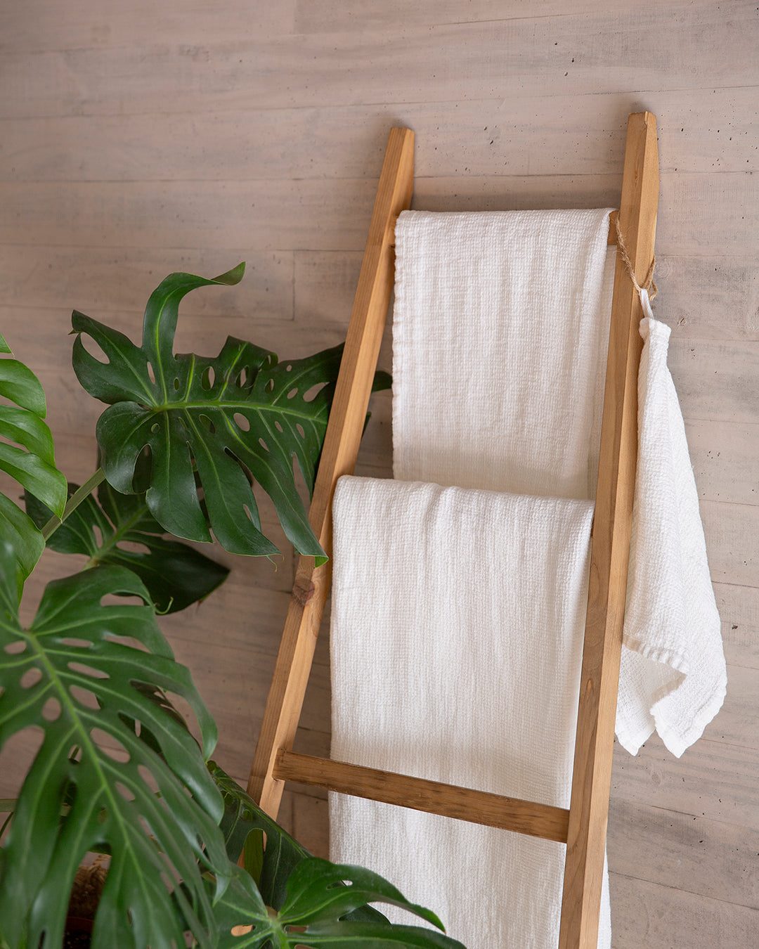 Toalla Lino Bali Blanc