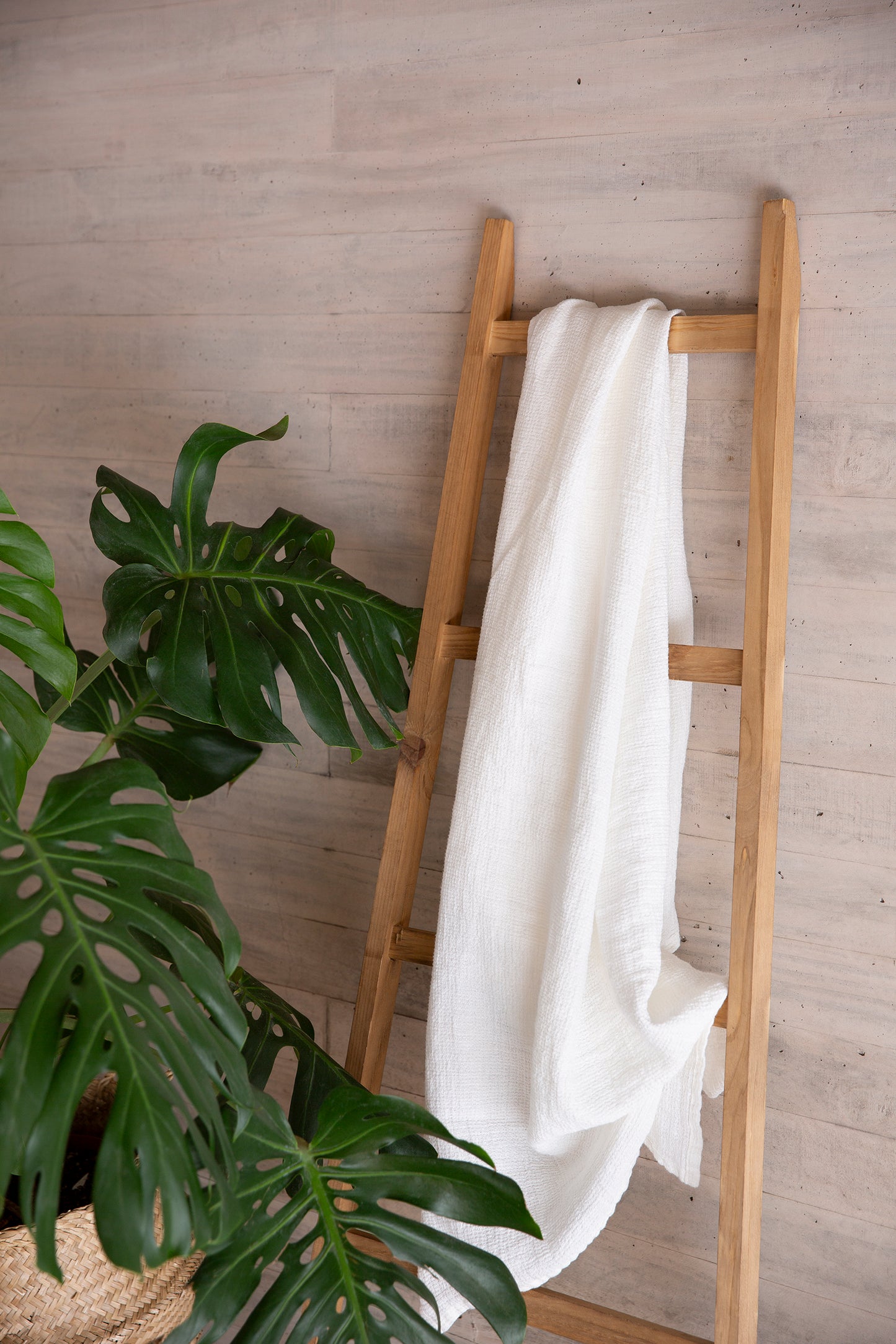 Toalla Lino Bali Blanc