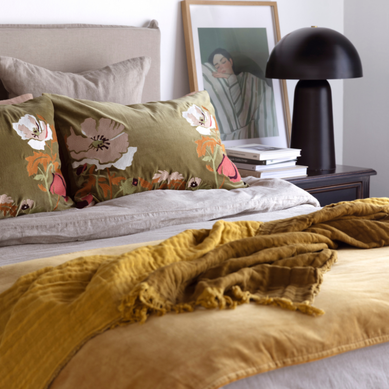 Funda Velvet Bristol Olive 50x70 cm