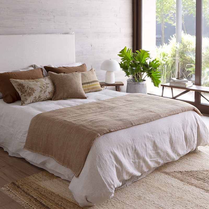 Funda Piecera Lino Cuba Daim 85x200 cm