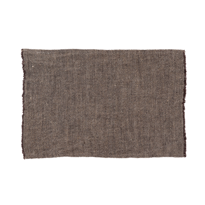 Set 6 Individuales Lino Cuba Charbon