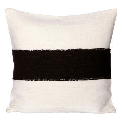 Funda Cojín Lino Goa Noir 45x45