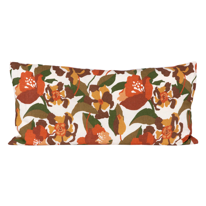 Funda Cojín Lino Ibiza Terre Brulee  55x110 cm