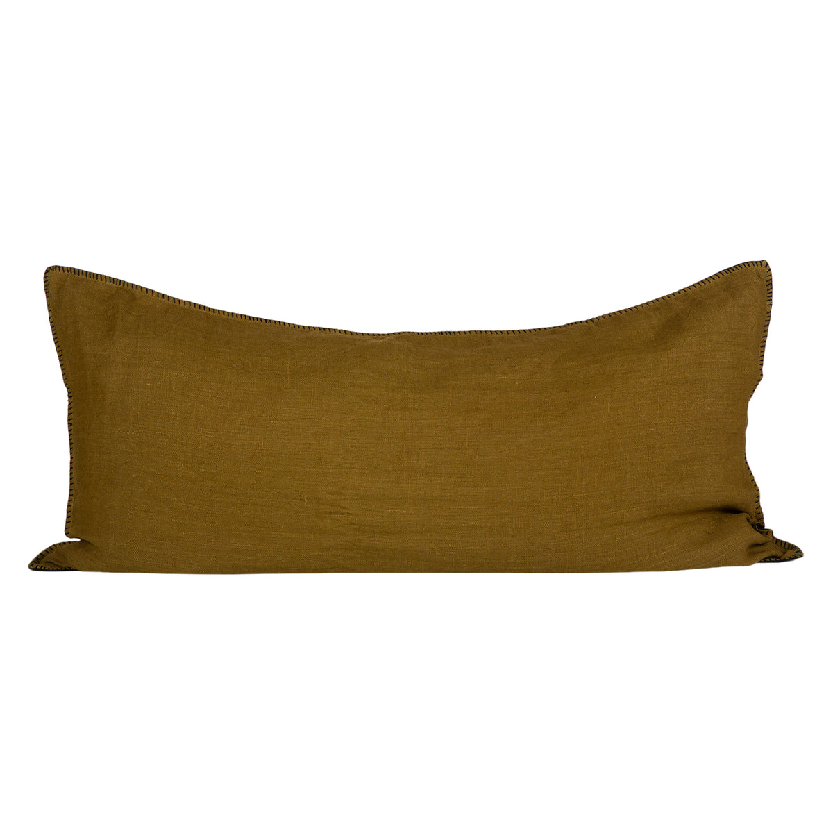 Funda Cojín Lino Mansa Bronze 55x110 cm