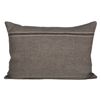 Funda Cojín Nantes Natural/Negro 50x70 cm