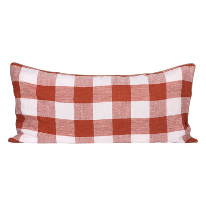 Funda Cojín Lino Palma Brick 55x110 cm