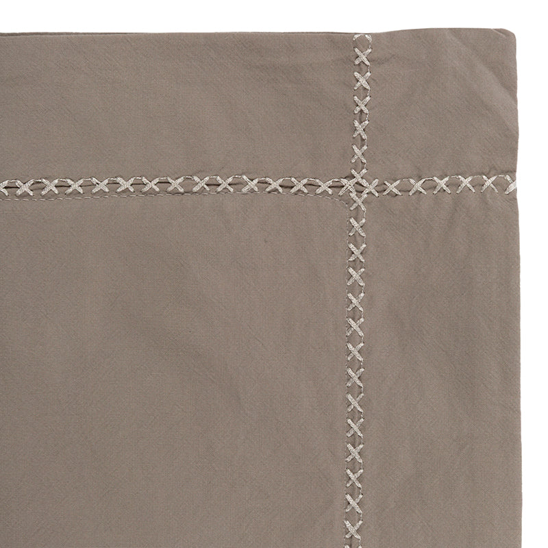Funda Cojín Percal Tanger Grey 55x110 cm