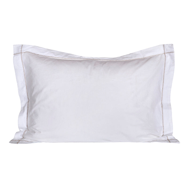 Funda Almohada Percal Tanger White