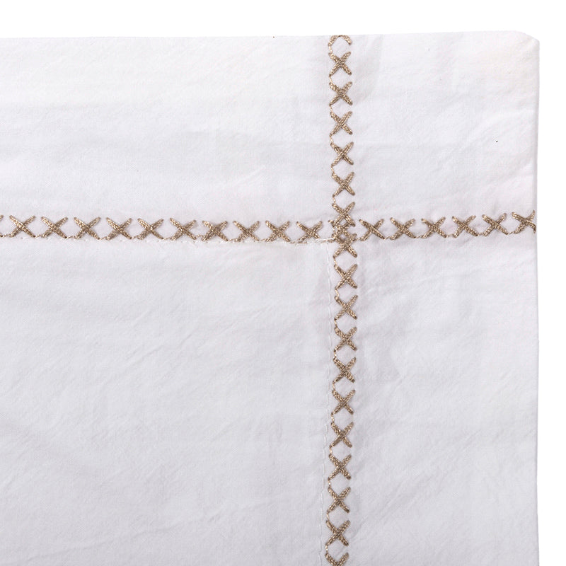 Funda Almohada Percal Tanger White