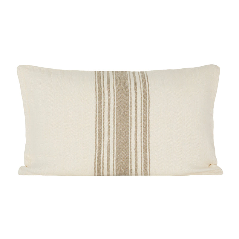 Funda Cojín Lino Amiens Marfil/Natural 40x60 cm