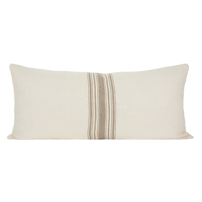 Funda Cojín Lino Amiens Marfil/Natural 55x110 cm
