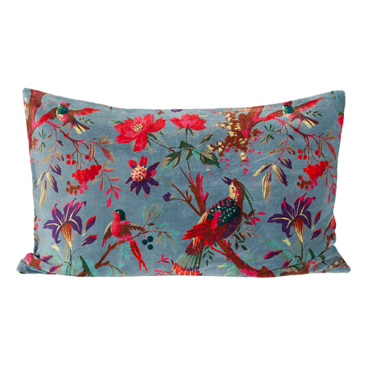 Funda Cojín Velvet Birdy Turquin 40x60 cm