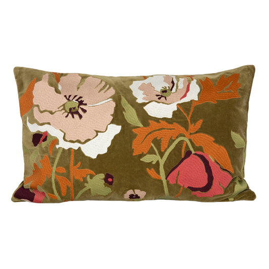 Funda Velvet Bristol Olive 40x60 cm