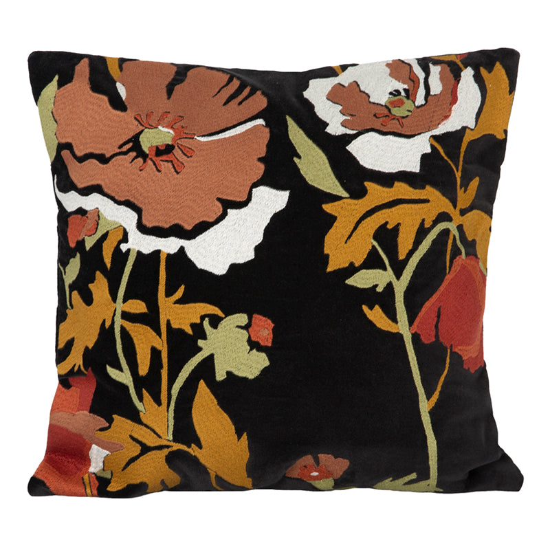 Funda Velvet Bristol Noir 45x45 cm