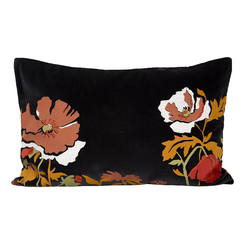Funda Velvet Bristol Noir 50x70 cm